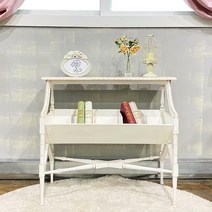 엔틱가구 화이트빈티지 5칸 잡지꽂이 빈티지가구, 단품