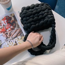 자이언트얀 빅얀 패브릭얀 루피 망고실 벨벳 가방만들기 핑거니팅, 벨벳자이언트얀(우유핑크)500g