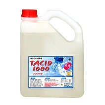 유분용해제 강력한배수구클리너 세면대뚫는약 TACIP1000 B제 배관CIP세척제 4L 하수구세정제