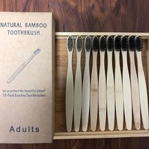 뉴 뱀부숯칫솔 10P 클린 블랙 칫솔 명품치솔 미백 숯 칫솔 편리 선물, 원컬러