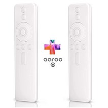 미국발송 AarooGo 애플 TV 4K 플레이어용 aarooGo ATV 리모컨용 실리콘 케이스 커버 [2팩], Cover 2-Pack