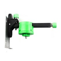 레이저레벨기 자동 레이저 레벨기 수평기 레벨 360° 회전식 베이스 조정 가능한 벽 장착 브래킷 레벨 스티커 t 유형 철판 160x100x60mm 14 나사, 없음