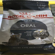 로얄캐닌 오랄 케어 고양이 반려묘 캣 사료 1.5kg, 없음