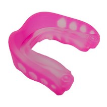 권투 라크로스 무술 하키 스포츠 용 부드러운 마우스 가드 치아 보호기, 분홍색