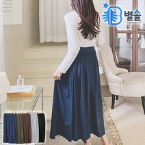 플레인 밴딩스커트 여성 봄 가을 외출복 롱치마 5컬러