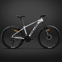 카본로드자전거 그래블바이크 자전거 입문용 가벼운 2426275 인치 산악 MTB 레이싱 자갈 크로스 컨트리 디스크 브레이크, white+24 inch+21