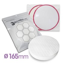 에파타 3겹 프리미엄 원형 건식 청소포 66매 + 벨크로 패드 2매, 1세트