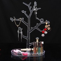 진열대 정리 수납 우리는 Antlers 나무 산호 보석 귀걸이 목걸이 반지 팔찌 쥬얼리 케이스 및 디스플레이 스탠드 트레이 트리 스토리지 선물, [23] W