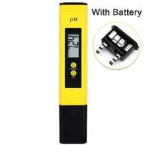 커피색도계 색차계 TDS 고정밀 미터 디지털 물 테스터 0-14 PH 0-9990ppm 및 EC LCD 순도 PPM 수족관 필터, PH With Battery, PH With Battery