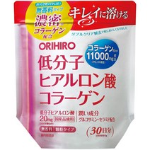 ORIHIRO 오리히로 저 분자 히알루 론산 콜라겐 백 유형 180g, 상품명참조, 1개