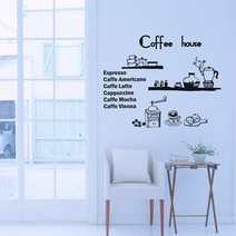 아트박스/낭만창고 dc024-커피하우스_카페메뉴, 초코브라운