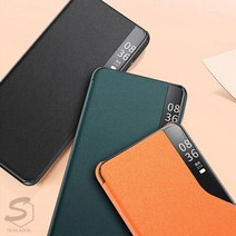 수나르 갤럭시A30 A30s A305 A307 클리어뷰 가죽 스탠딩 플립 커버 핸드폰 케이스, 선택완료, 갤럭시A30(A305)/spc081 블루