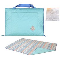 2022년판 코스트코 파라솔 레저 매트 레저 시트 COSTCO Parasol 파나쉬 라이트 블루 캠프 피크닉 소풍 아웃도어 덤 첨부(끈 첨부 쓰레기봉투)