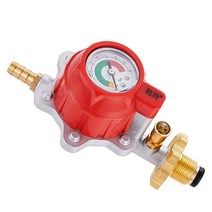 LPG 감압 밸브 실린더 압력 조절 스토브 온수기 벨브, 가정용방폭감압밸브+스틸와이어호스4m