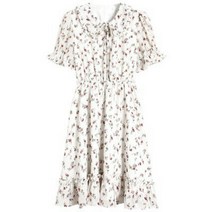 꽃 쉬폰 드레스 스커트 여행용 바캉스 원피스