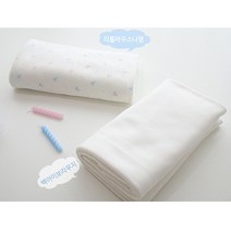 원단마트 대폭 오가닉 양면 다이마루 리틀 마우스 2종, 백아이보리 무지