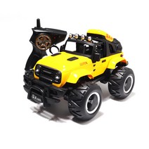 몬스터엑스 오프로드RC카 어린이 무선조종자동차 장난감, 옐로우