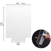아크릴 명판 간판 사인 2 4mm 투명 시트 LED 라이트베이스 로그인 밤 빛 패널에 대 한 디스플레이 프로젝트 공예 조각에 장식, 03 20PCS, 05 Rectangle 2mm