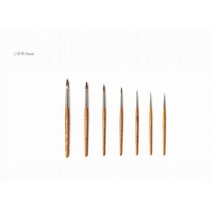 화홍 345R 세필붓 낱자루 구성붓 디자인붓, 6호