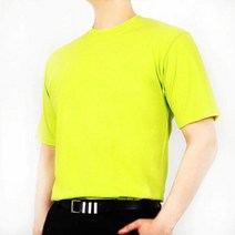 산토그리얼 남자 형광 두꺼운반팔티 15컬러