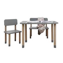 친환경 어린이 책상 공부 6세 5살 두돌아기책상 키즈, 핑크 x 2인용 의자