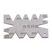1pc 절단 각도 게이지 가공 스레드 나사 게이지 각도 템플릿 게이지 스테인레스 철 목수 측정 도구, 보여진 바와 같이