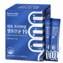 뉴트리디데이 락토 프리미엄 생유산균 19, 60g, 4개