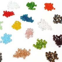 [크리스탈 주판알] 4mm 주판알 비즈 팔찌공예, 아쿠아오팔