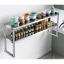 멀티 스텐 선반 조미료 오픈 상부장 작업대 업소 랙, 70x30xH60 2단, 1개