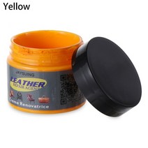 가죽시트복원 자동차 실내 가죽 크랙 제거 복원 다기능 리퍼싱 청소기 수리 크림 소파, 노란색