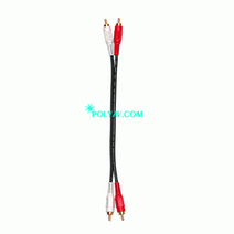 [폴리에이브이] BK 2RCA케이블 30CM, 상세내용표시