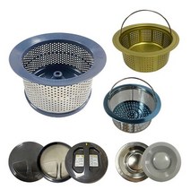 코스모 주방 싱크대 음식물탈수기 싱크악세사리 배수구 거름망 스텐뚜껑 오물커버 싱크대덮개, J_싱크대 탈수배수구 거름망 일반형_ICM-022, 1개