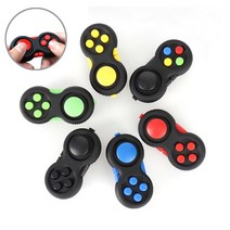 레인보우 피젯 패드 큐브 토이 푸쉬팝 팝잇 손 장난감, 블루 sc186