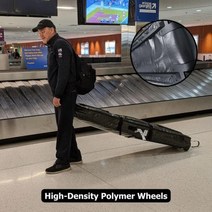 Zipline Ski 백 휠 더블 스키 백 (블랙 정품보장, Black