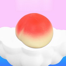 신광 주물럭장난감 왕 복숭아 1P 젤리말랑이 촉감놀이