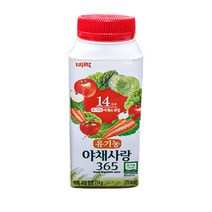 비락 유기농 야채사랑365 180ml x 6개 (무료배송), 상세페이지 참조, 상세페이지 참조