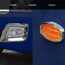 PON305428자동차 12년 포그램프몰딩 4pcs 포터2 안개등커버