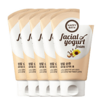 해피바스 훼이셜요거트순한폼 120g 5개, 해피바스 훼이셜요거트순한폼 120g  5개