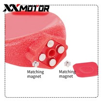 잠금장치 도난방지 오토바이 자전거 혼다 스쿠터용 바이크 오토바이 교체 키 자석 도난 방지 잠금 디오 Z, 02 3PCS Red Right