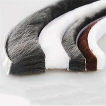 날씨 스트립 도어 씰 스트립 양모 더미 씰 브러시 Weatherstrip 드래프트 스토퍼 창 강모 씰, 회색, T, 15mm