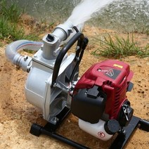 엔진양수기 소형 장마철 농사용 물펌프 가솔린, L, 1개