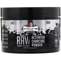 마이매직머드 100% 순수 활성탄 분말 팩 99.2g My Magic Mud Raw 100% Pure Activated Charcoal Powder