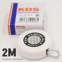 씨즌M닷컴 KDS파이줄자 원둘레 직경테이프 측정범위 10MMx2M, 1개