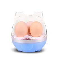 계란 호빵 찜기 삶는 기계 전기 하드 삶은 밥솥 휴대용 빠른 3pcs 증기선 보일러 가정 요리 도구 소매 1인용 2인용, 푸른