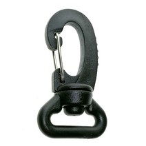 서핑 블랙 플라스틱 회전 스냅 후크 클립 백 버클 웨빙용20mm 25mm 스트랩 10 개 20, Type A 52cm 20pc