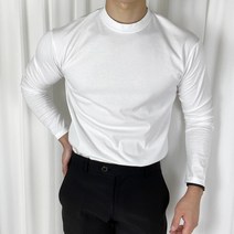 베이직 남자 머슬핏 긴팔