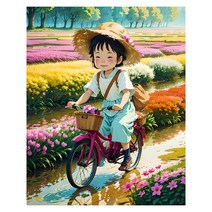 서은이네 국내제작 비즈 보석십자수 캔버스형, QW 08.캔버스형 40X50CM