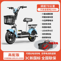 강아지동승 전동 전기자전거 자전거 가족 라이딩, 고사양 14A 자동차급 리튬배터리 70km+리프트 충전, 12ah