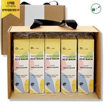 올인원 고보습 크림 에코 밤 60ml x 5 천연 핸드크림 선물세트 거친손 고보습 미용사 전문직 핸드크림 밤