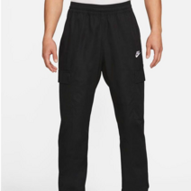 나이키 클럽 우븐 카고 팬츠 블랙